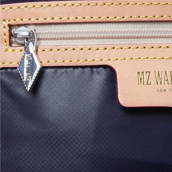 MZ Wallace Dawn Navy Quilted Nylon Metro Sling Belt Bag Fanny Pack - Picture 7 of 7